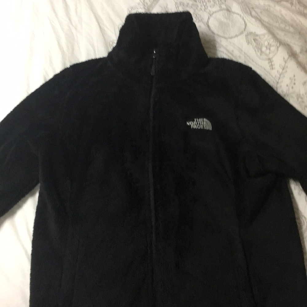 Black fuzzy northface